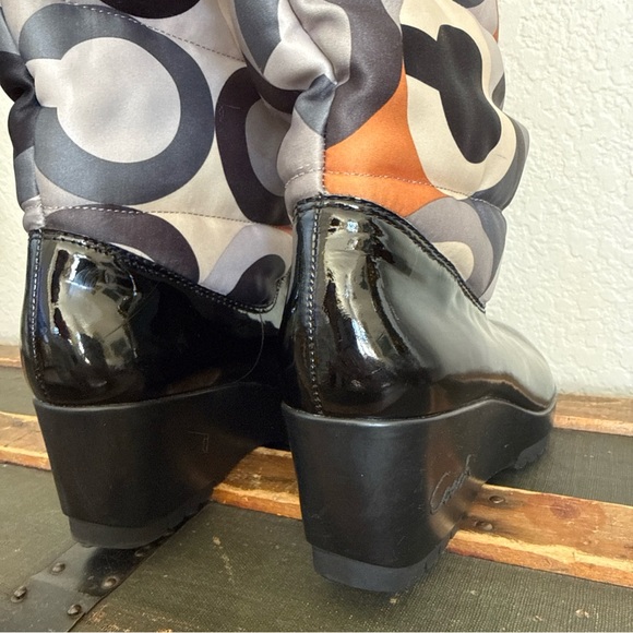 Coach Optic Art Charm Signature Logo Puffer Winter Boots Women’s Sz 9 - Picture 7 of 13